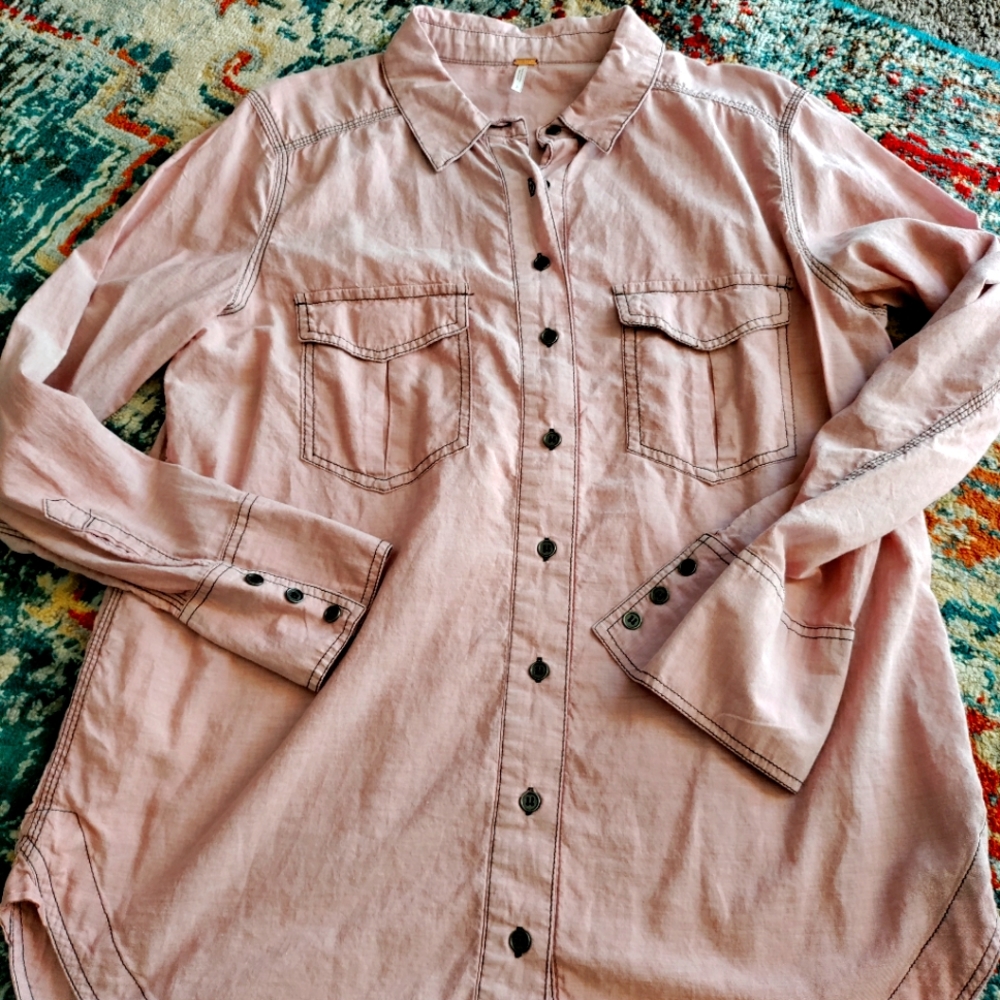 Free People button up